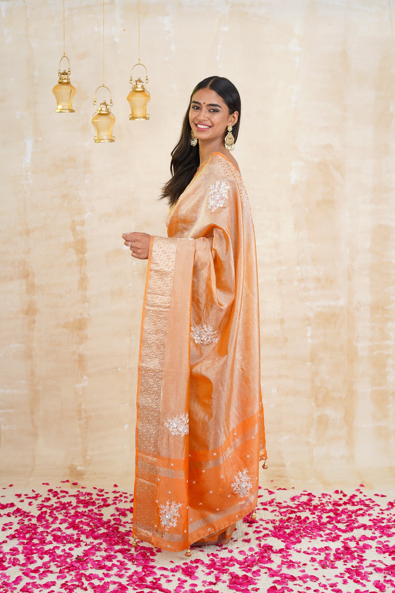 tissue sarees online
