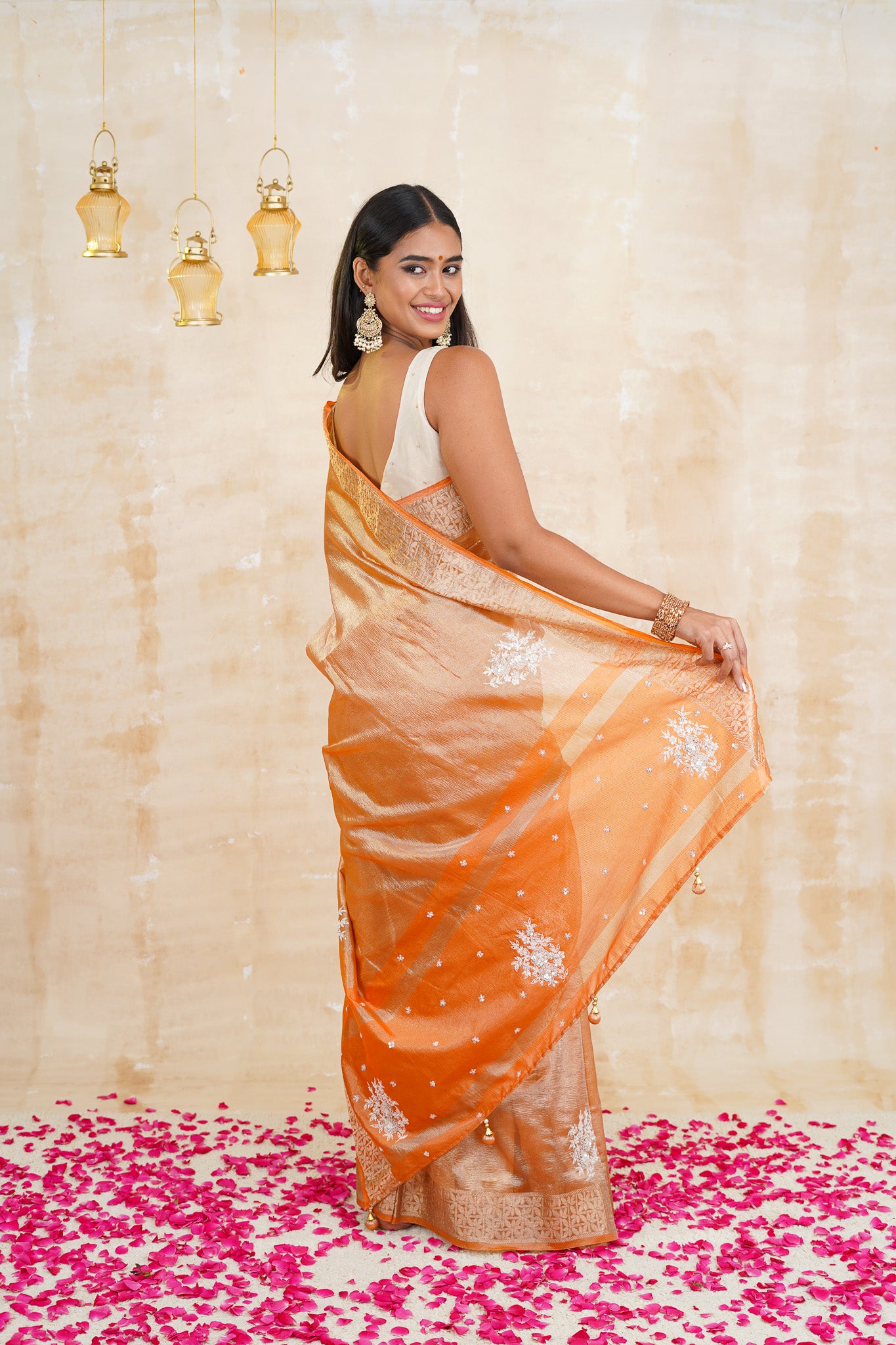 tissue sarees online