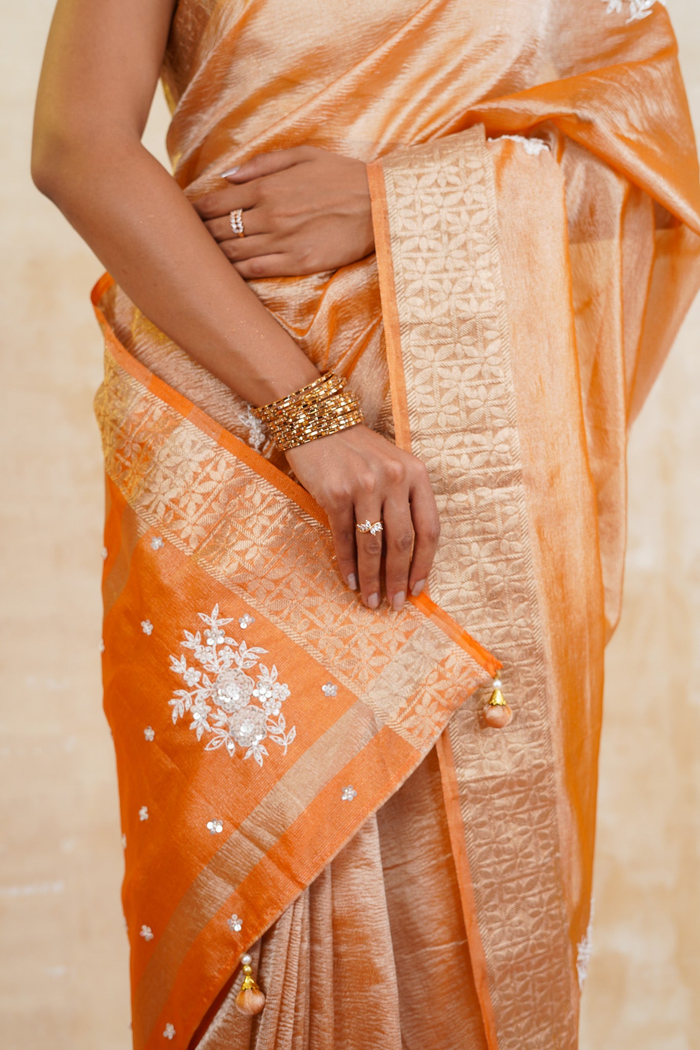 tissue sarees online
