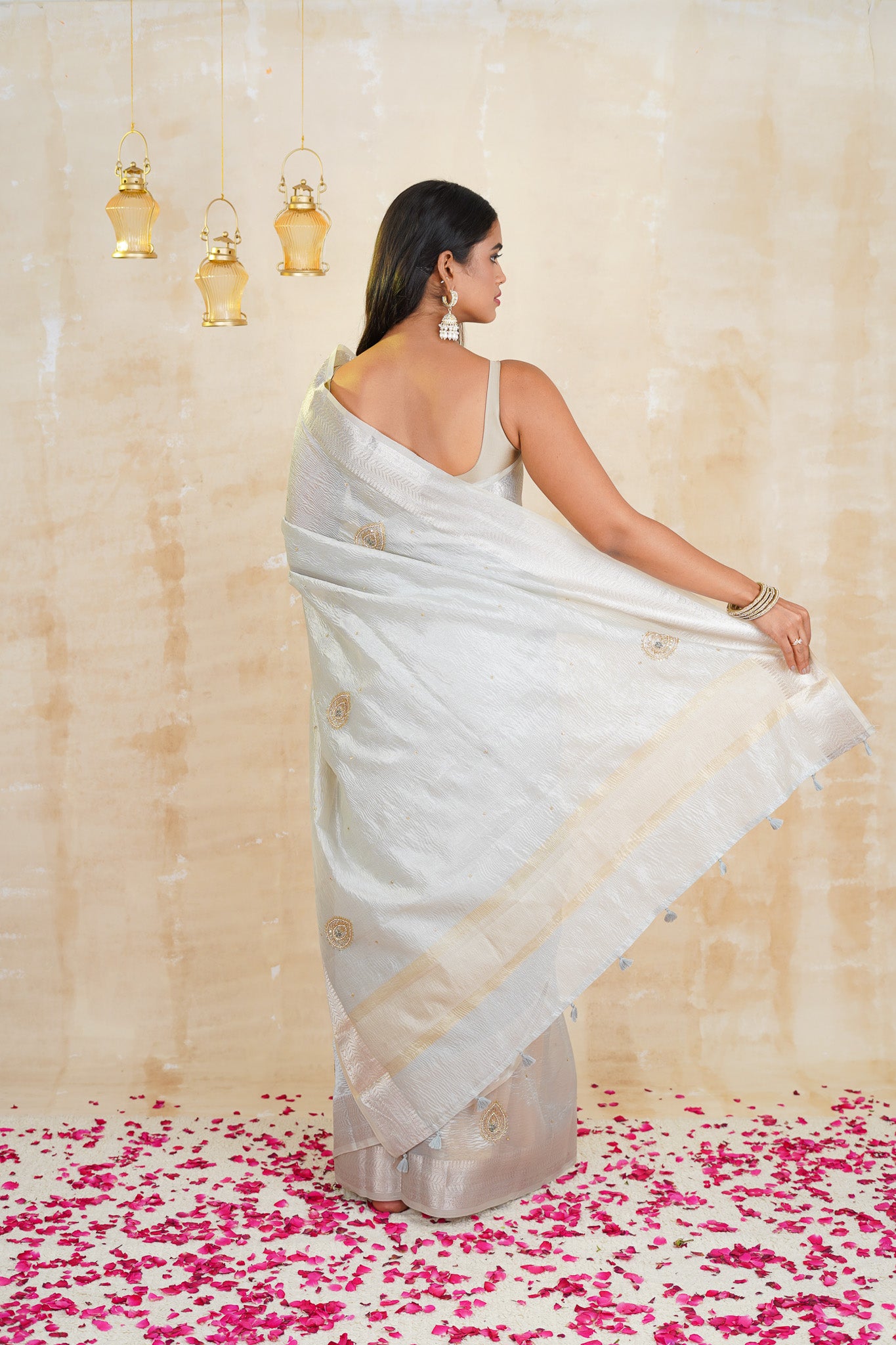 tissue sarees online