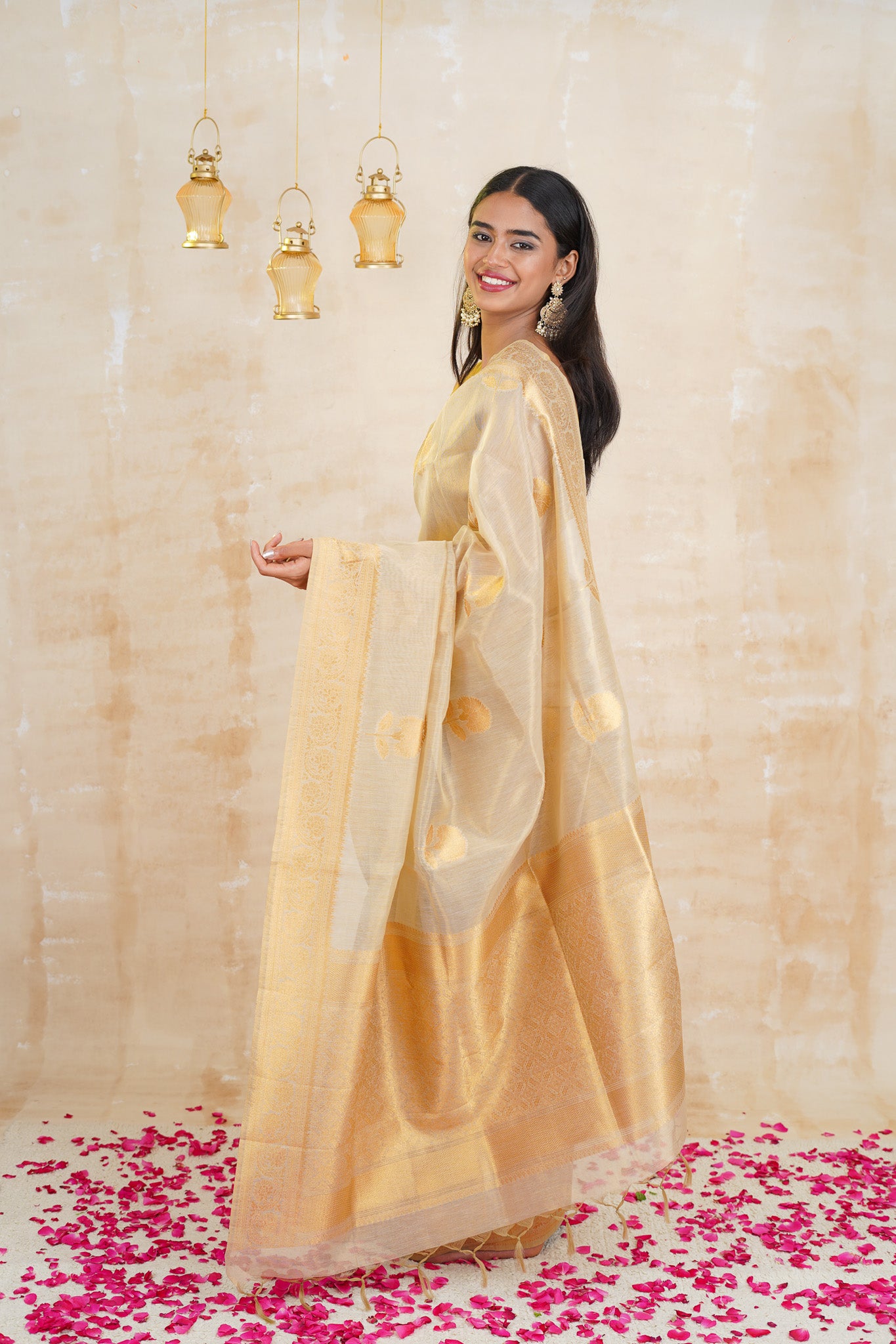 tissue sarees online