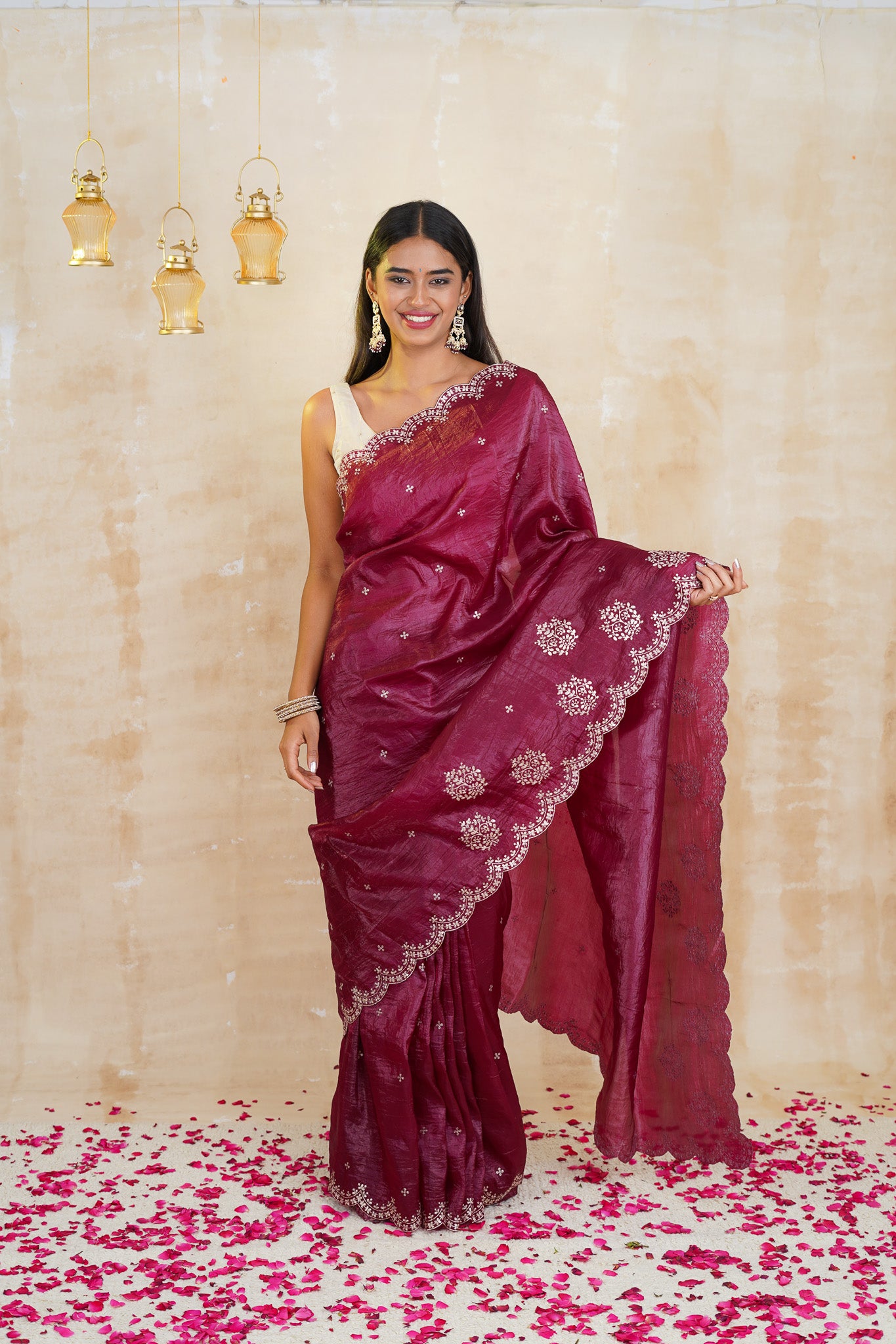 tissue sarees online