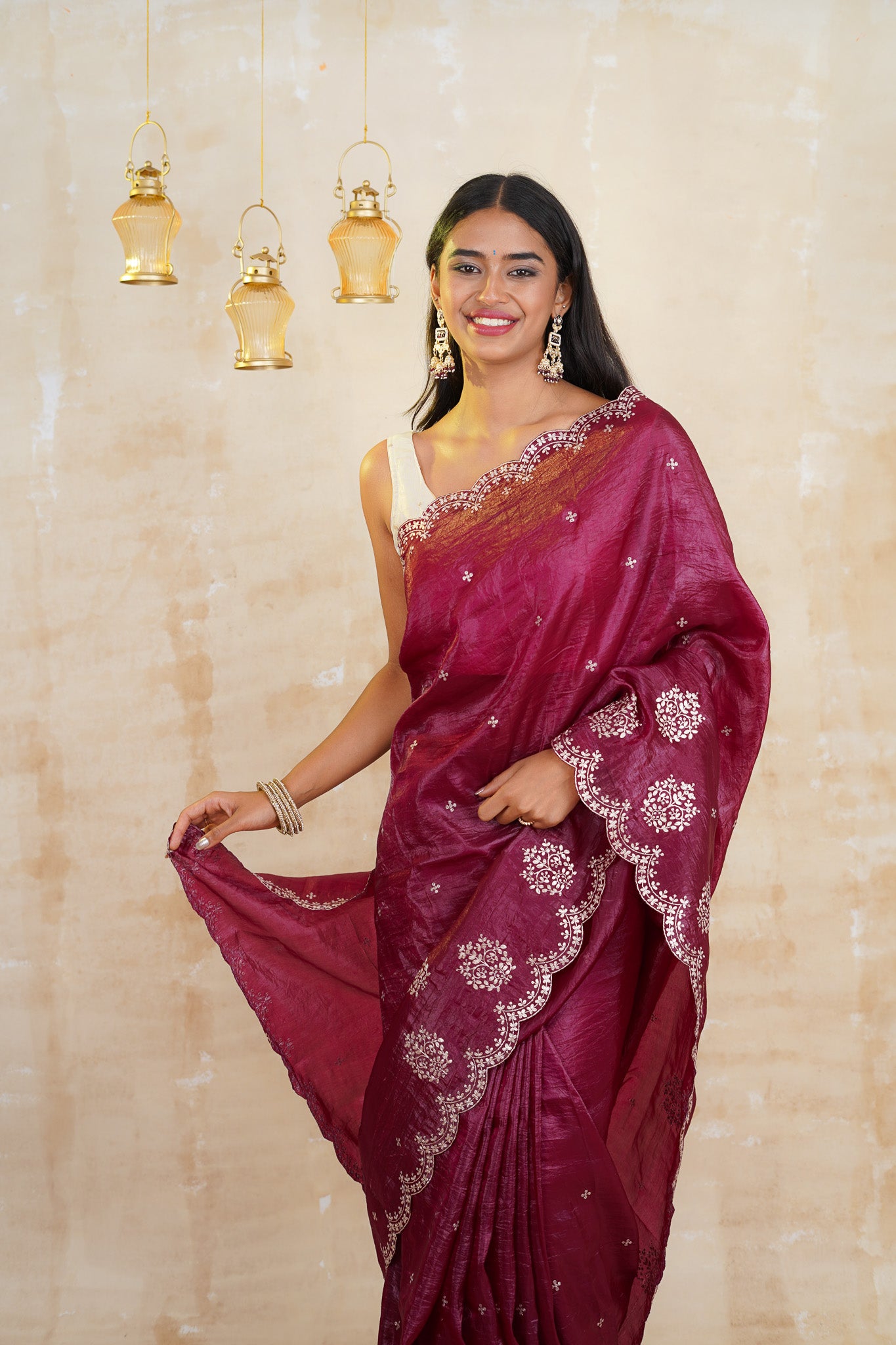 tissue sarees online