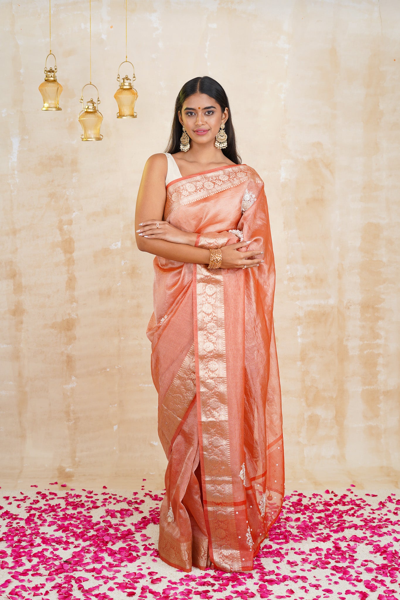 tissue sarees online