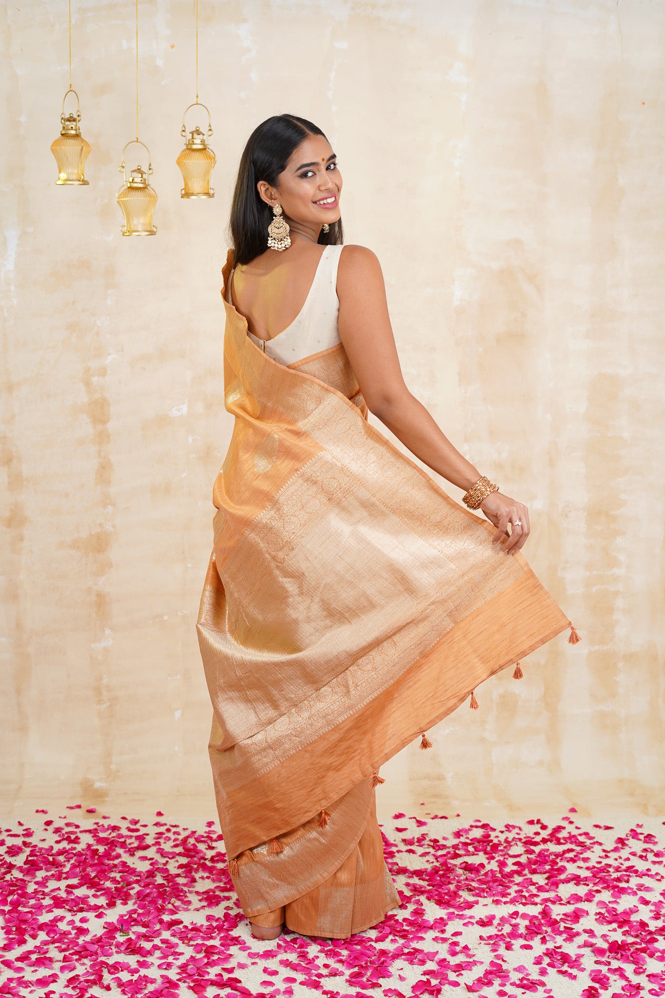tissue sarees online