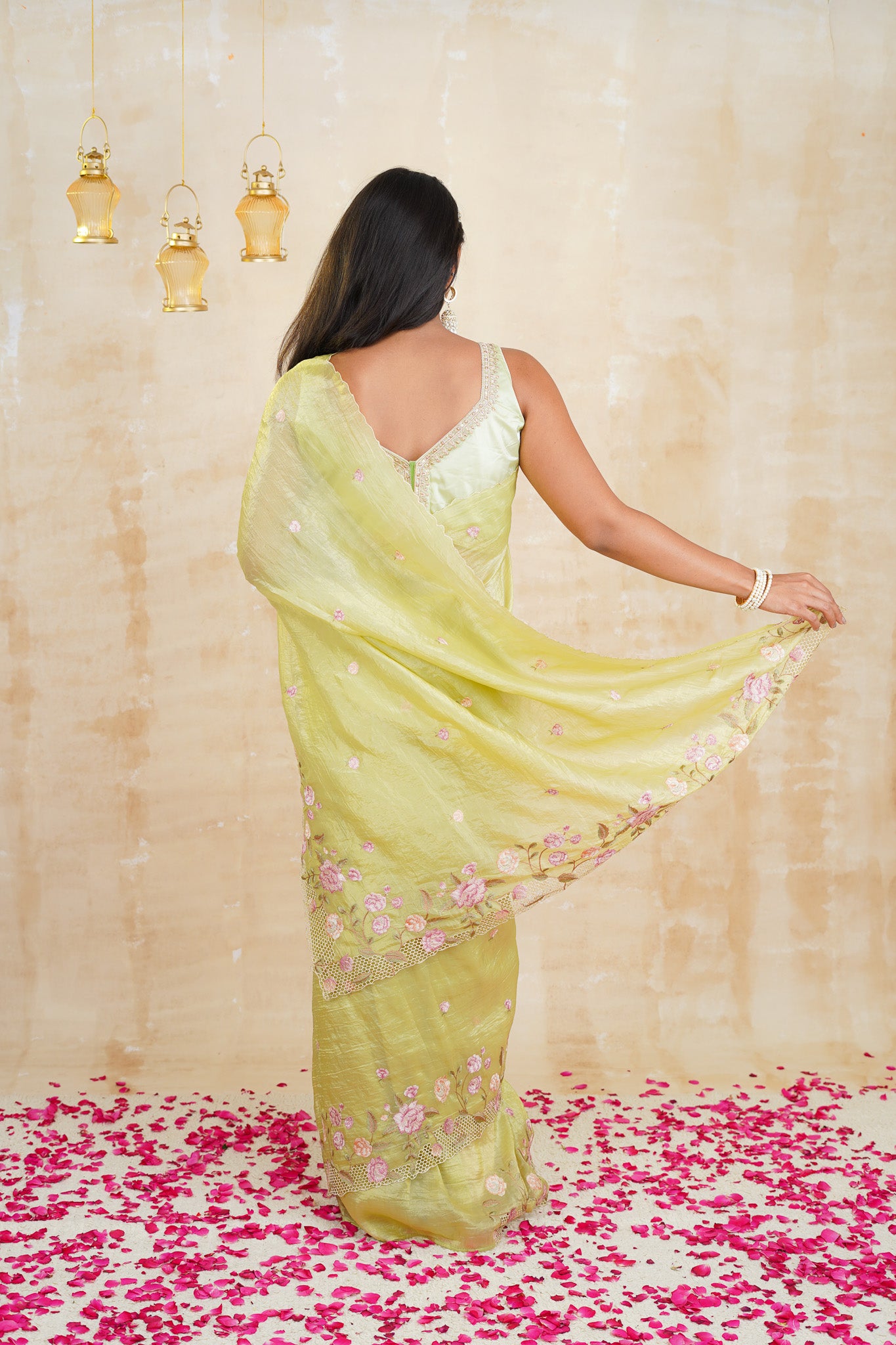 tissue sarees online