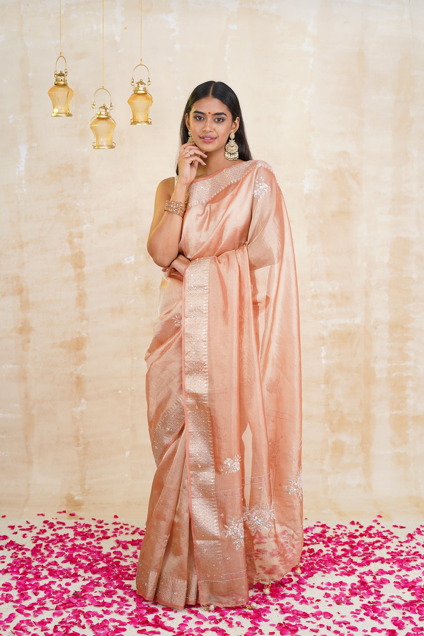 tissue sarees online