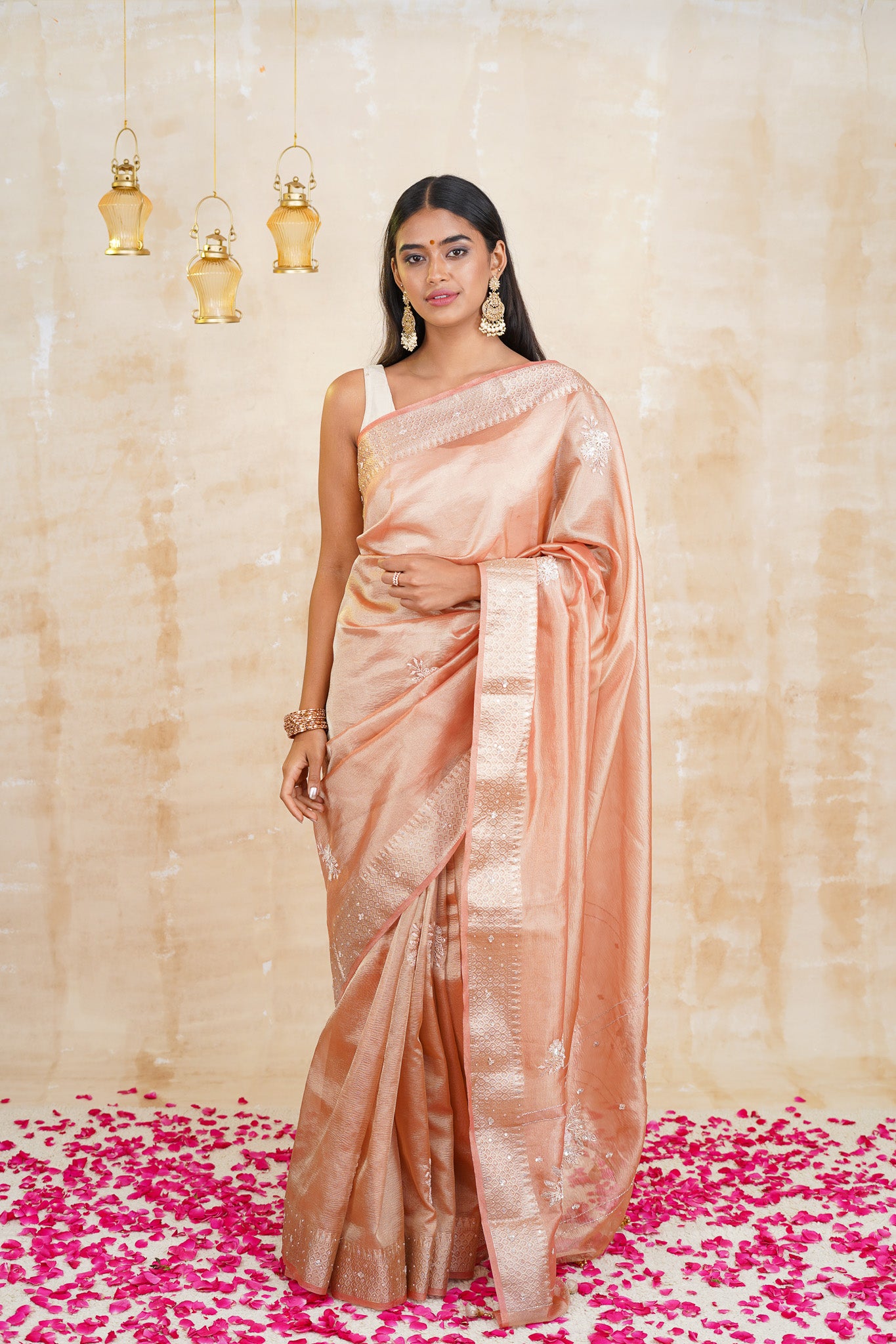 tissue sarees online