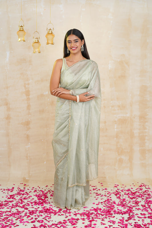 tissue sarees online