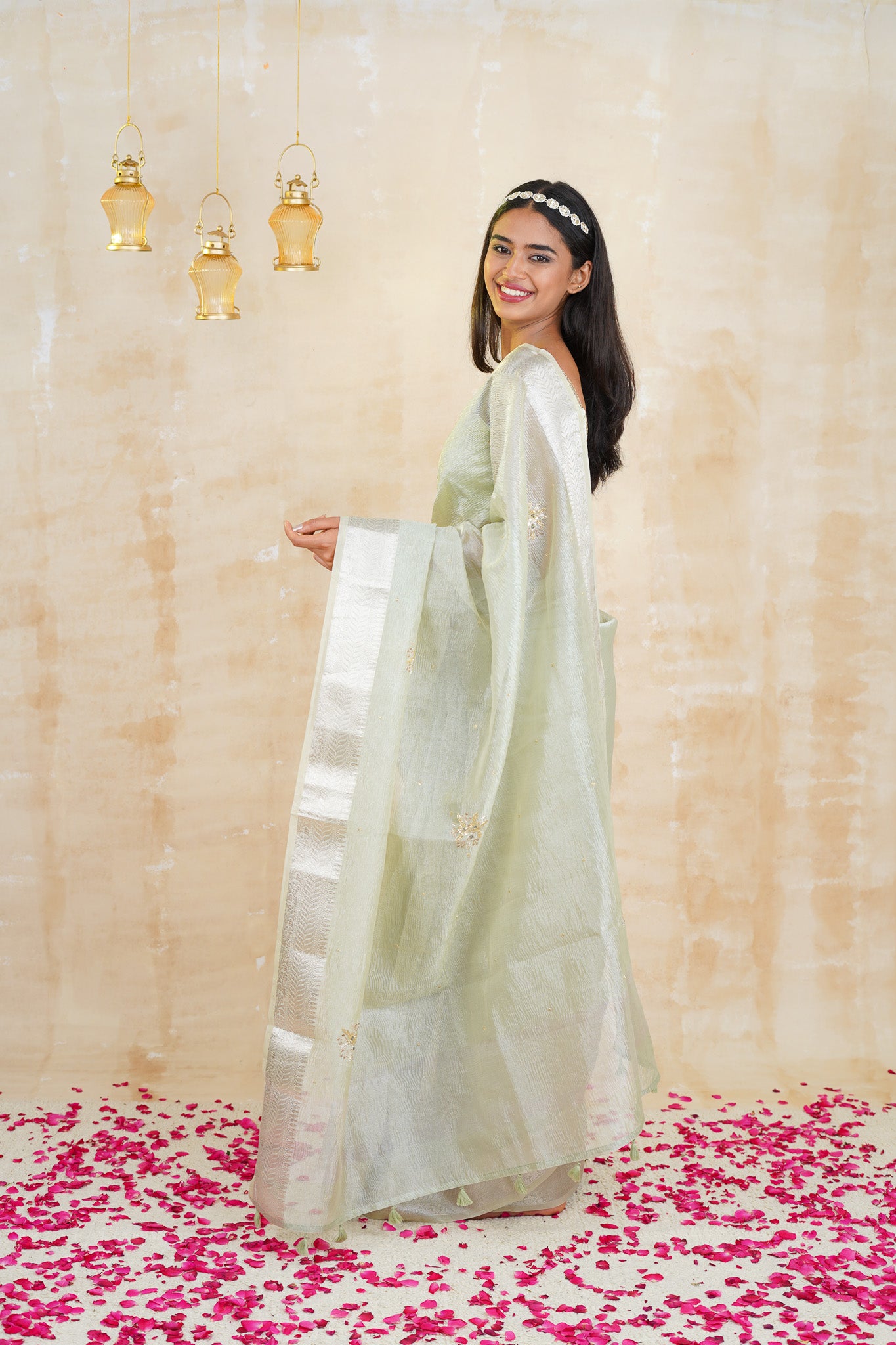 tissue sarees online
