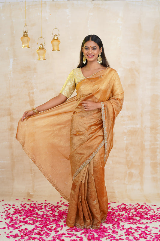 tissue sarees online