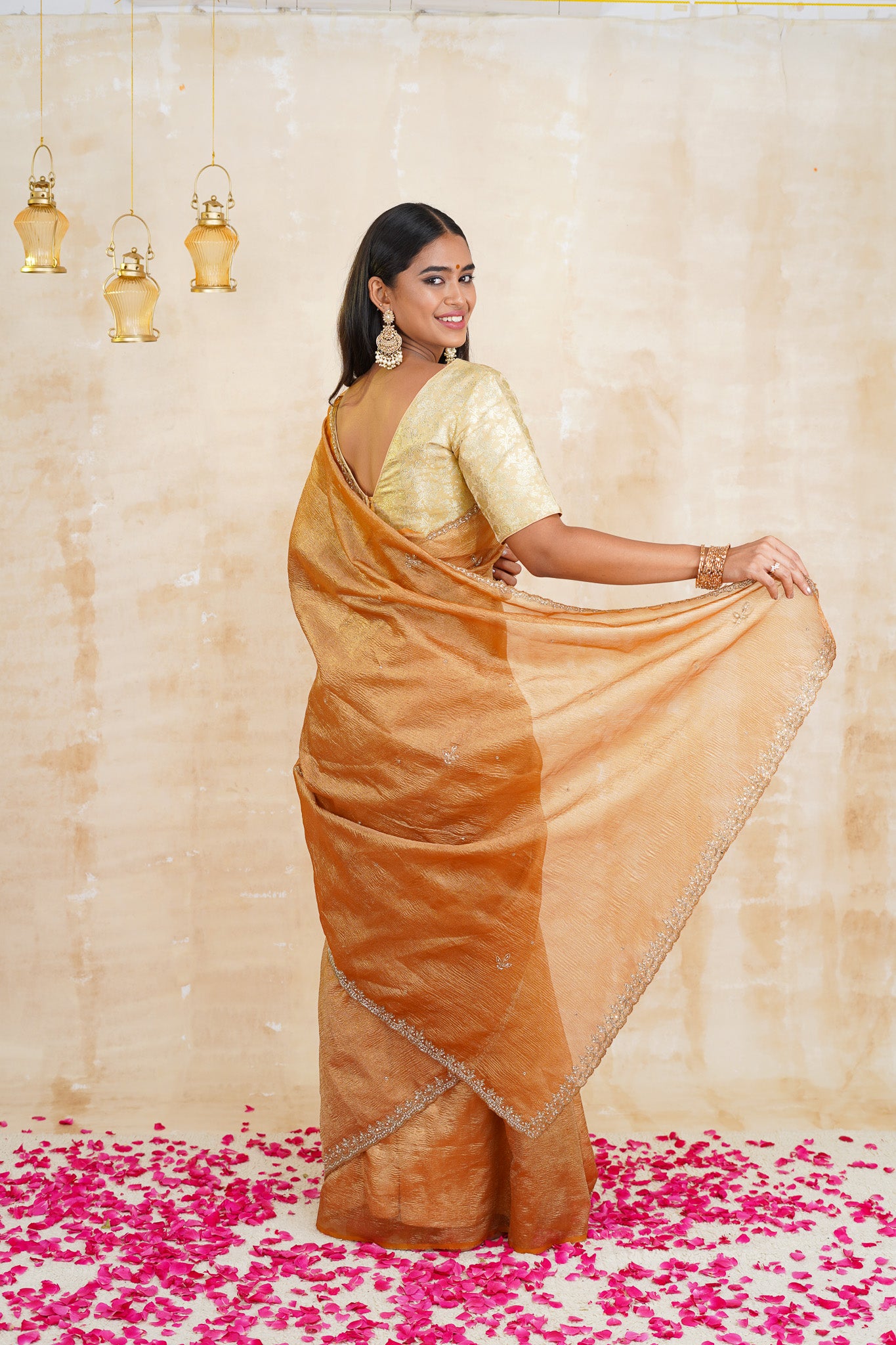 tissue sarees online