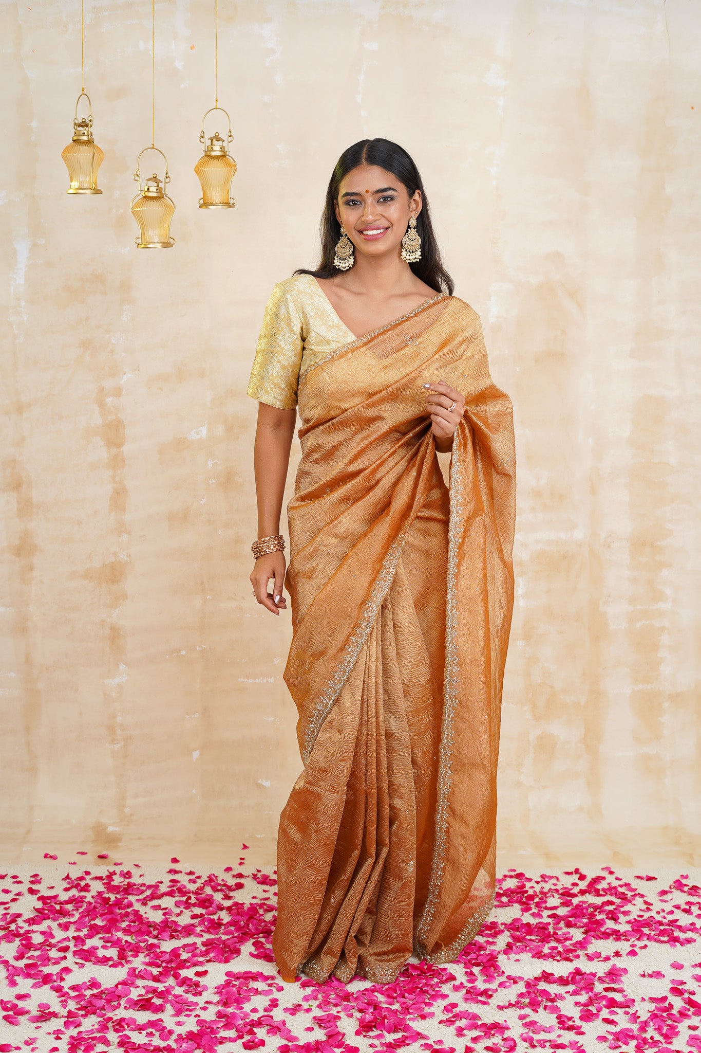 tissue sarees online